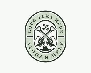 Trowel - Gardening Shovel Landscaping logo design