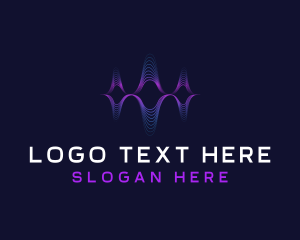Motion - Wave Motion Media logo design