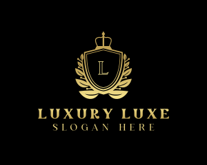 Luxury Royal Shield logo design