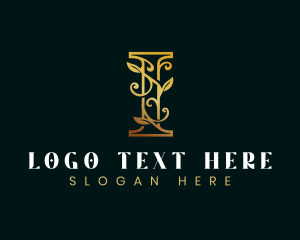 Luxury - Luxury Floral Letter I logo design