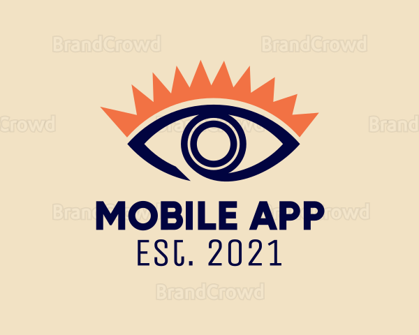 Eyelash Extension Eye Logo