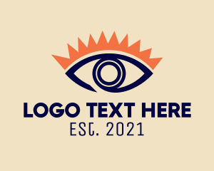 Optical - Eyelash Extension Eye logo design