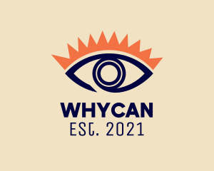 Optometry - Eyelash Extension Eye logo design