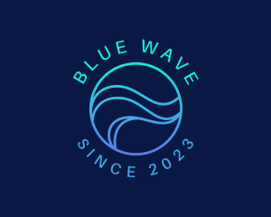 Abstract Wave Company logo design