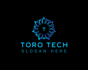 Abstract Data Tech logo design