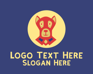 Hound - Dog Superhero Costume logo design