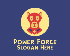 Superhero - Dog Superhero Costume logo design
