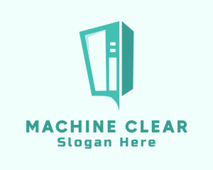 Vending Machine Chat logo design