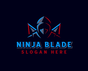 Ninja Shuriken Gaming logo design