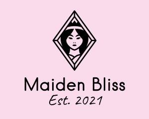 Maiden - Diamond Maiden Wellness logo design