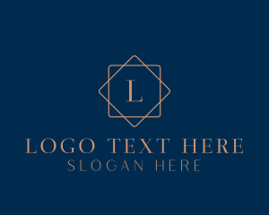 Rental - Classy Polygon Event Organizer logo design
