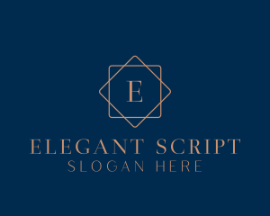 Classy Polygon Event Organizer logo design