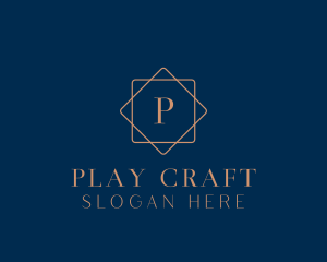 Classy Polygon Event Organizer logo design