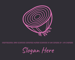 Produce - Onion Slice Rings logo design