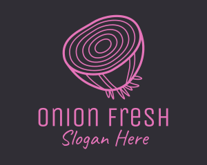 Onion - Onion Slice Rings logo design