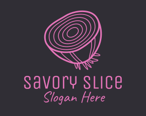 Onion Slice Rings logo design