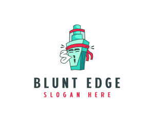 Vaper Smoking Avatar  logo design