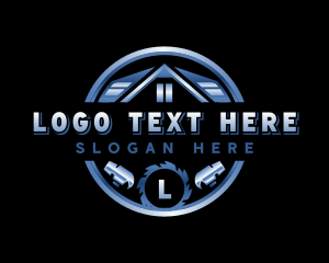 Remodeling - Renovation Carpentry Hammer logo design