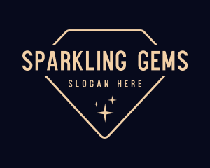 Diamond Sparkle Business logo design