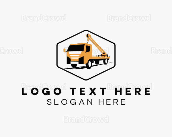 Crane Tow Truck Logo