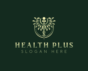 Health Medical Caduceus logo design