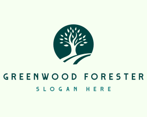 Tree Nature Leaf logo design