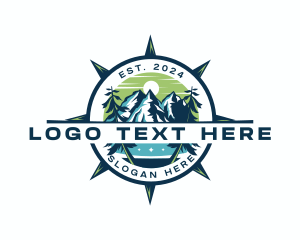 Compass Adventure Mountain Logo