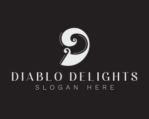 Elegant Clothing Fashion Letter D logo design