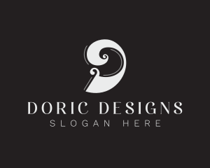 Elegant Clothing Fashion Letter D logo design