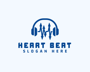 Hip Headphone Beats logo design