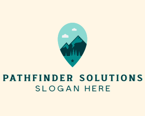 Mountain Travel Navigator logo design