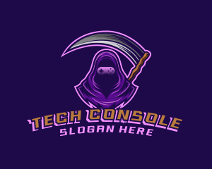 Console - Gaming Console Reaper logo design