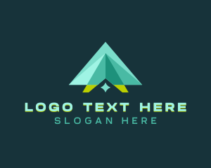 Logistics - Plane Courier Delivery logo design