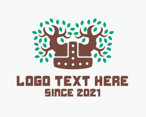 Ecological - Viking Forest Helmet logo design