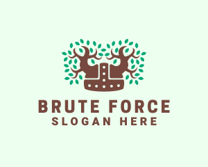 Norse Tree Helmet logo design