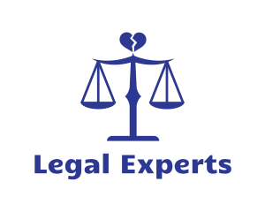 Lawyer - Divorce Lawyer Scales logo design