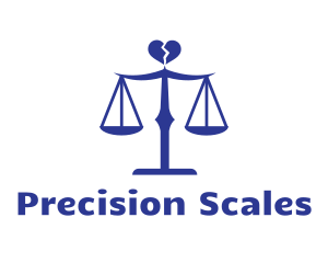 Divorce Lawyer Scales logo design