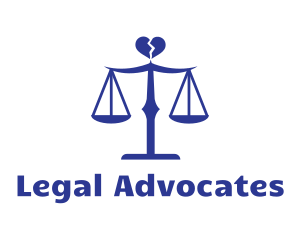 Lawyer - Divorce Lawyer Scales logo design