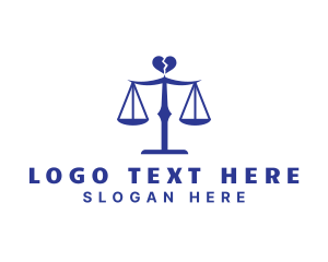 Scale - Divorce Justice Scale logo design