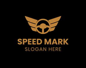 Steering Wheel Wings logo design