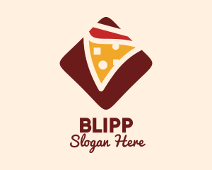 Pizzeria Pizza Box Logo
