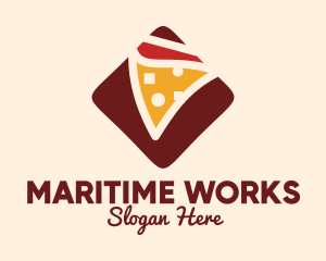 Pizzeria Pizza Box logo design