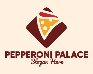 Pepperoni - Pizzeria Pizza Box logo design