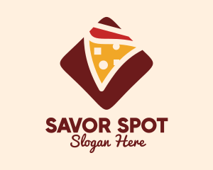 Pizzeria Pizza Box logo design