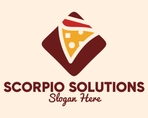 Pizzeria Pizza Box logo design