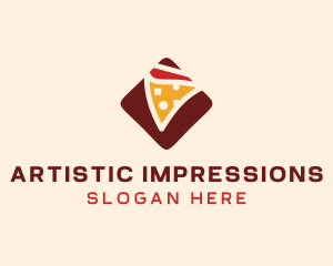 Pizzeria Pizza Box logo design