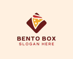 Pizzeria Pizza Box logo design