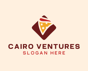 Pizzeria Pizza Box logo design