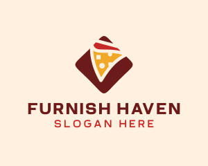 Pizzeria Pizza Box logo design