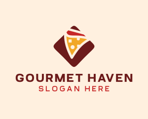 Pizzeria Pizza Box logo design